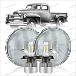 Pair 7" Inch Headlight Round Hi/lo Sealed Beam Fits Chevy Pickup Truck 3100. Fixed Price $58.79.