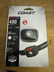 Coast PS60 400 Lumens IP54 Water Resistant 37M Flood Headlamp Settings. Fixed Price $14.95.