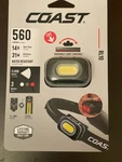 Coast RL10 Fixed Beam Led Headlamp 560 Lumens Rear Safety Signal. Fixed Price $12.00.