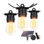 Beslowe 48FT S14 Solar String Lights Outdoor With Remote Controller... Fast Ship. Fixed Price $54.39.