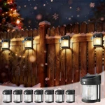 Solar Fence Lights, 8 Pack Motion Deck Outdoor, With 3 Mo.... Fixed Price $55.98.