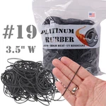 1LB Black Uv #19 Rubber Bands Usa Bulk Lot Large Angler Fishing Lure 3.5" 1/16. Fixed Price $11.99.