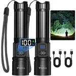 Trixhub Rechargeable Flashlights Super Bright High Black. Fixed Price $34.65.