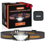 Cosoos Mini Led Headlamp Flashlight With Carrying Case, 1.6OZ 1-PACK, Black. Fixed Price $14.76.