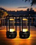 Set Of 2 Cordless Table Lamps, Led Rechargeable Battery Operated Desk W.... Fixed Price $58.52.