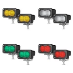 2X 3INCH Led Cube Pods Work Scene Light Diffusion Flood Driving White Yellow Red. Fixed Price $34.98.