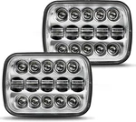 Bicyaco Dot 110W 5X7 7X6 Inch Led Headlights Chrome. Fixed Price $89.56.