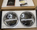Uni-shine 7-INCH Led Headlights With Amber Turn Signal White Drl, X4PRO. Fixed Price $75.00.