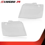 Fit For 07-14 Chevy Tahoe Suburban Pair Headlights Headlamp Lens Clear Cover Set. Fixed Price $45.49.