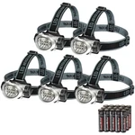 Everbrite 5PACK Led Headlamp Pivoting W/adjustable Headband 4 Lighting Mode. Fixed Price $24.99.