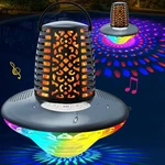 Kingsom Floating Pool Speaker, Bluetooth Speakers With Led Flame Light. Fixed Price $39.98.