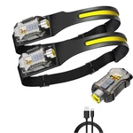 Led Headlamp Rechargeable With 230 Beam, Flashlight Hard Hat 400. Fixed Price $16.99.