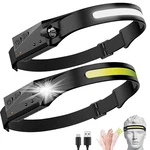 New Rechargeable Motion Sensor Led Headlamp, 270 Wide Beam For Adults. Fixed Price $11.05.