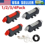Bike Tail Light Bicycle Rechargeable Usb 5 Led Safety Rear Lamp Flashing Wraning. Fixed Price $8.99.