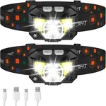 Lhknl Headlamp Flashlight, Lumen Ultra-light Bright Led Rechargeable Headlight. Fixed Price $27.95.