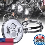 Online Led Store True Mods 7 Headlight For Harley Davidson Chrome Mounting. Fixed Price $103.98.