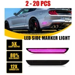 2-20 Pink Purple Led Side Marker Lights Ford Mustang 2015-23 Rear Left Right. Fixed Price $119.61.