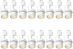 Dimmable 10W Led Track Lighting Heads, 3000K Warm White, 16-PACK, Type. Fixed Price $233.99.