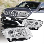 Pm Performotor Headlights Assembly Compatible Chrome Housing / Clear Corner. Fixed Price $147.99.