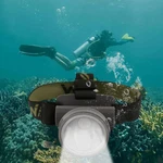 Underwater Headlight Rechargeable Led Diving Headlamp Head-mounted. Fixed Price $27.90.