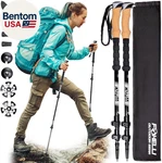 Carbon Fiber Trekking Poles Lightweight Collapsible Hiking With Cork Gri. Fixed Price $89.82.