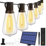 Ollny 25+2 Leds ST38 Solar String Lights For Outside, 50 Ft Usb & Dual .... Fixed Price $50.22.