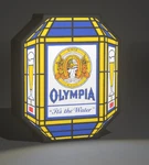 Olympia Beer It's The Water 3D Printed Led Light-up Sign 9" Decor Lamp. Fixed Price $33.15.
