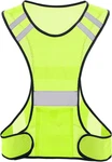 Reflective Running Vest, High Visibility Gear With Large Pocket. Fixed Price $19.99.