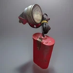 Vintage Justrite No. 1904-5 Miners Flashlight. Fixed Price $28.00.