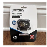 Nightstick NSP-4608B Dual-light Led Headlamp 220 Lumens IP-X7 Black 3XAAA. Fixed Price $25.00.