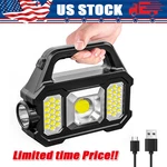 Solar Power Led Camping Lamp Flashlight Tent Lantern Rechargeable Battery. Fixed Price $9.82.