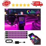 Winzwon Led Lights For Car Accessories Interior, Gifts Him Her Men Rgb. Fixed Price $21.99.