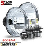 Pair Chrome 7" Round Led Headlights Headlamps For Chevy K5 Blazer 1975-1979 A+. Fixed Price $87.99.