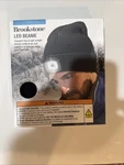 Brookstone Beanie Black Knit Hat New Box Sealed Battery Included. Fixed Price $10.00.