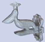 Vintage Aluminum Pelican Sconce Lamp. Fixed Price $699.00.