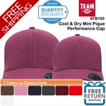 Team 365 Men Cool & Dry Mini Pique Performance Cap Hat Six-panel ATB100. Fixed Price $17.39.