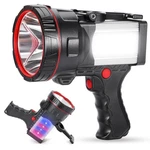 Vanvale Super Bright Handheld Spotlight Rechargeable Led Silver-white. Fixed Price $57.10.