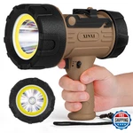 Xinxi Rechargeable Spotlight 1,000,000 Lumens Cob Floodlight Waterproof Handheld. Fixed Price $81.17.