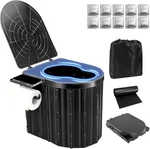 Uopbyea Portable Camping Toilet For Adults With Urine Gel & Leak-proof Bags And. Fixed Price $49.29.