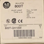 Allen Bradley 800T-QH10W High Visibilty Led White Pilot Light 120V-NIB. Fixed Price $35.00.