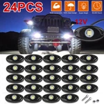 24X White Led Rock Lights Underbody Glow Lamp For Offroad Suv Pickup Truck. Fixed Price $56.95.