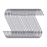40 Pack 3.5 Inch Heavy Duty Steel Hooks For Kitchen Bathroom Bedroom Office Cl. Fixed Price $14.41.