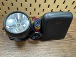 Vintage Petzl Incandescent Headlamp Red/yellow Band - Great Shape. Fixed Price $22.00.