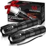 Victoper Led Flashlight 2 Pack, Bright Tactical Torch High Lumens With 5 Modes,. Fixed Price $76.65.