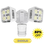 Sansi 3400LM Led Motion Sensor Light 30W Outdoor IP65 Waterproof Security Lamp. Fixed Price $25.99.