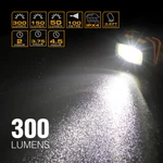 Everbrite HEADLAMP-300 Lumens Headlight 7 Modes Red/green/white Tail. Fixed Price $17.99.