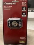 Husky 550 Lumens Compact Multi-setting Dimmable Headlight. Fixed Price $17.45.