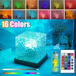 Ocean Wave Projector Lamp Aurora Rechargeable 16 Colors Led Night Light Bedroom. Fixed Price $10.98.