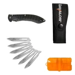 Havalon Piranta Forge Black Knife Set Xtc-arhb. Fixed Price $48.42.