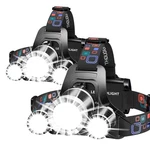 Wdtpro Headlamp Rechargeable 2 Pack 3000LM Bright Lightweight Waterproof Adjusta. Fixed Price $50.98.